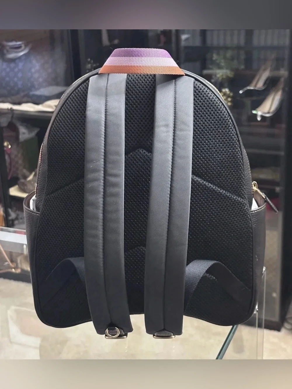 Coach Signature Back Pack with NewYork City Patch.